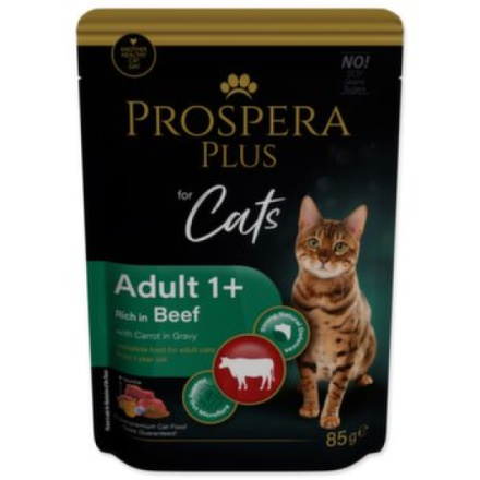 Kapsička Prospera Plus Adult 1+, Beef, Carrot 85g 1513-10104|X|X|KS