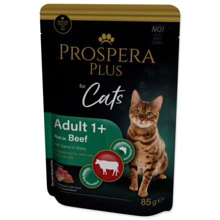 Kapsička Prospera Plus Adult 1+, Beef, Carrot 85g 1513-10104|X|X|KS