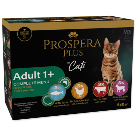 Kapsička Prospera Plus Adult 1+, 12x 85g 1513-10111|X|X|KS