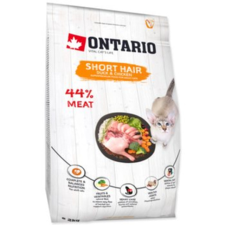 Krmivo Ontario Cat Shorthair 2kg 213-10335|X|X|KS