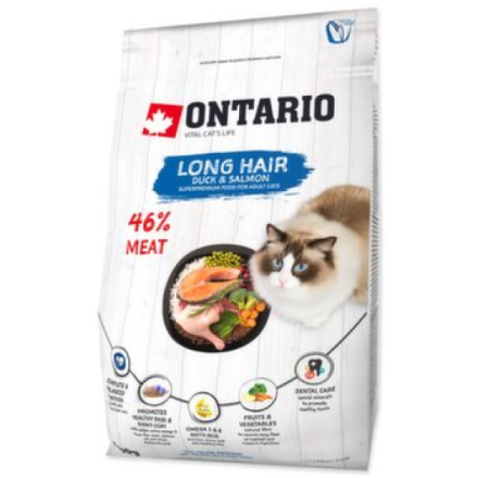 Krmivo Ontario Cat Longhair 0,4kg 213-10433|X|X|KS