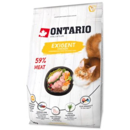 Krmivo Ontario Cat Exigent 0,4kg 213-10533|X|X|KS