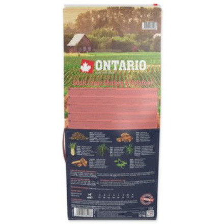 Krmivo Ontario Adult Large Chicken & Potatoes 12kg 214-10738|X|X|KS