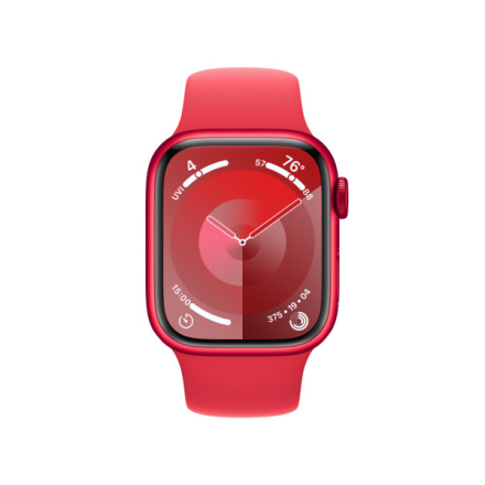 Apple Watch Series 9 41mm Cellular PRODUCT(RED) Červený hliník s PRODUCT(RED) sportovním řemínkem - M/L MRY83QC/A