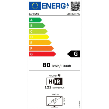 55" Samsung UE55DU7172 (2024) UE55DU7172