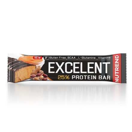 Nutrend EXCELENT protein bar 85 g, arašídové máslo VM-025-85-AM