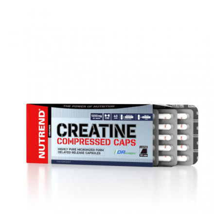 Nutrend CREATINE COMPRESSED CAPS, 120 kapslí VR-070-120-XX