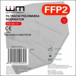 Respirátor FFP2 bez ventilu (Filtrační polomaska) 1ks