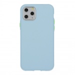 Pouzdro Solid Silicone Case - Samsung A41 světle modrá 7367790
