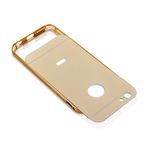 Pozdro Lustro Aluminium Bumper + back Case HUAWEI P8 LITE zlatá, 39159