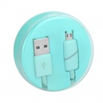Kabel micro USB 1metr BOX-7X Ring mátová 5901737852816