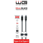 WINNER USB-C/USB-C 0,5M 3A ČERNÝ DATOVÝ KABEL 11465