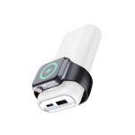 Powerbank 10000 mAh s nabíjecím slotem na Apple Watch/white 12901