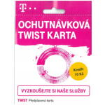 Předplacená karta T-Mobile OCHUTNÁVKOVÁ KARTA. Kredit 10,- Kč