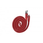 Kabel DEVIA Ring Y1 micro USB Typ-C red 0,8m 005402