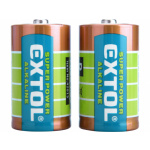 baterie alkalické, 2ks, 1,5V D (LR20) 42015