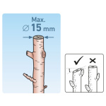 nůžky zahradnické, 180mm, SK5 8872107