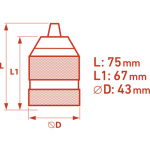 hlava rychloupínací sklíčidlová, 1,5-13mm 8898006