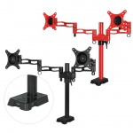 ARCTIC Z2 red - dual monitor arm with USB Hub inte, ORAEQ-MA008-GBA01