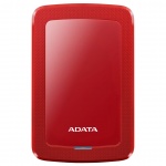 ADATA HV300/1TB/HDD/Externí/2.5"/Červená/3R, AHV300-1TU31-CRD