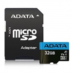 Adata/micro SDHC/32GB/100MBps/UHS-I U1 / Class 10/+ Adaptér, AUSDH32GUICL10A1-RA1