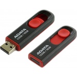 ADATA C008/16GB/USB 2.0/USB-A/Červená, AC008-16G-RKD