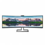 Philips/499P9H/00/48,8"/VA/5120x1440/60Hz/5ms/Black/3R, 499P9H/00