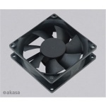 přídavný ventilátor Akasa 80x80x25 black OEM H, DFS802512H