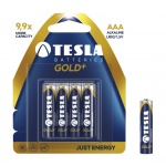 TESLA - baterie AAA GOLD+, 4ks, LR03, 12030423