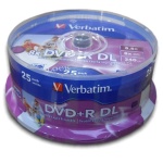 VERBATIM DVD+R(25-Pack)Spindl/DoubleLayer/8,5GB, 43667