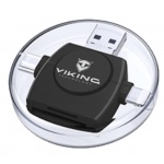 VIKING ČTEČKA PAMĚŤOVÝCH KARET V4 USB3.0 4V1 černá, VR4V1B
