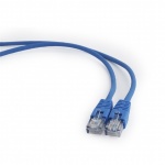 GEMBIRD Eth Patch kabel cat5e UTP, 1m, modrý, PP12-1M/B