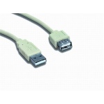 Gembird USB 2.0 extension cable, 0.75 m, black, CC-USB2-AMAF-75CM/300-BK