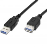 Premiumcord USB A-A 3m USB 3.0 prodlužovací, černý, ku3paa3bk