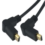 PremiumCord Kabel HDMI A - HDMI A M/M 5m, rotační, kphdmo5