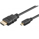 PremiumCord Kabel HDMI A - HDMI micro D, 1m, kphdmad1