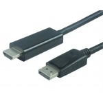 PremiumCord DisplayPort na HDMI kabel 5m M/M, kportadk01-05