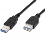 PremiumCord Prolužovací kabel USB 3.0 A-A, M/F, 2m, ku3paa2bk