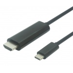 PremiumCord kabel USB-C - HDMI, 4k@60Hz, 1,8m, ku31hdmi03