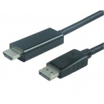 PremiumCord DisplayPort na HDMI kabel 1m  M/M, kportadk01-01