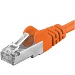 Premiumcord Patch kabel CAT6a S-FTP, RJ45-RJ45, AWG 26/7 2m, oranžová, sp6asftp020E