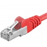 Premiumcord Patch kabel CAT6a S-FTP, RJ45-RJ45, AWG 26/7 3m, červená, sp6asftp030R