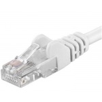 PREMIUMCORD Patch kabel UTP RJ45-RJ45 level 5e 0.25m, bílá, sputp002W