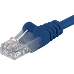 PremiumCord Patch kabel UTP RJ45-RJ45 level 5e 0.25m modrá, sputp002B