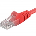 PremiumCord Patch kabel UTP RJ45-RJ45 level 5e 3m červená, sputp03R