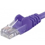 PREMIUMCORD Patch kabel UTP RJ45-RJ45 level CAT6, 1m, fialová, sp6utp010V