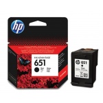 HP 651 černá ink kazeta, C2P10AE, C2P10AE - originální