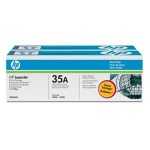 HP tisková kazeta černá 2-pack, CB435AD, CB435AD - originální