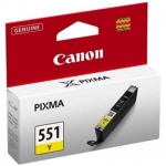 Canon CLI-551 Y, žlutá, 6511B001 - originální