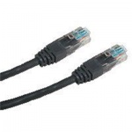 DATACOM Patch cord UTP Cat6    0,5m   černý, 15901